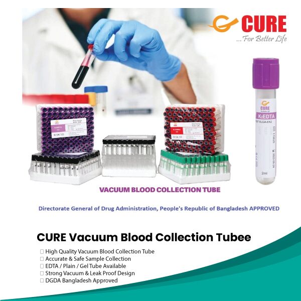 Cure-vacuum-Bloos-collection-tubee CURE Vacuum Blood Collection Tube – High Quality Medical Blood Collection Tubes